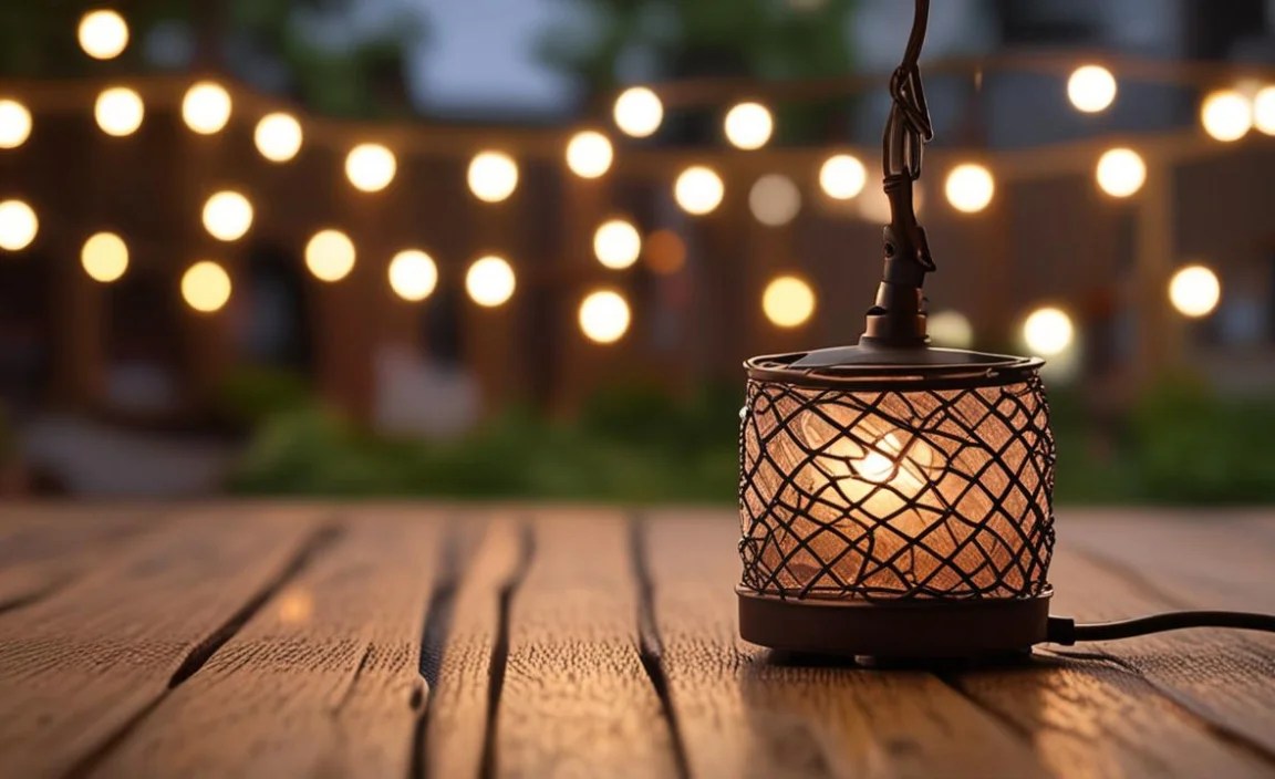 Maintaining Your Outdoor String Light Posts