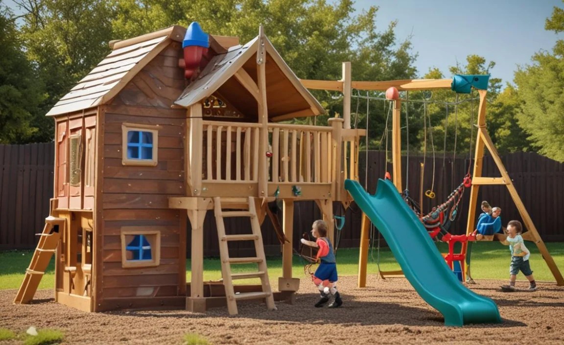 Material Options for Outdoor Playsets