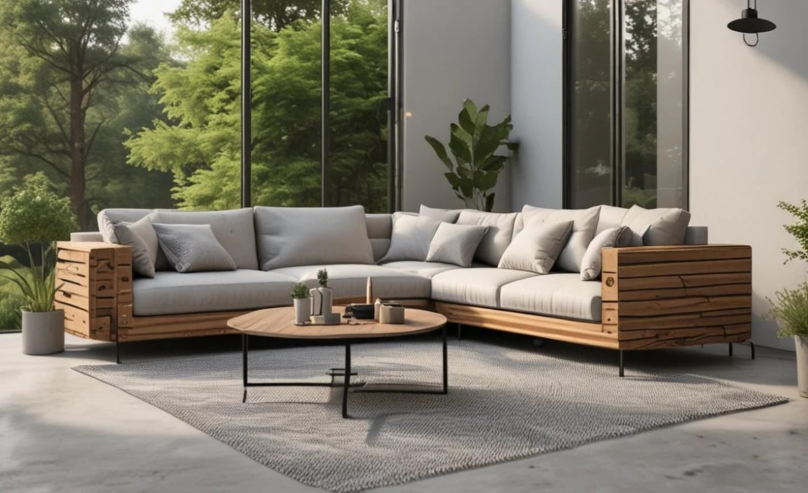 Materials Used in Outdoor Corner Sofas