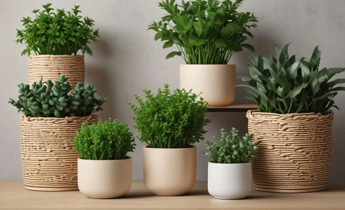 Preparing Baskets for Indoor Plants