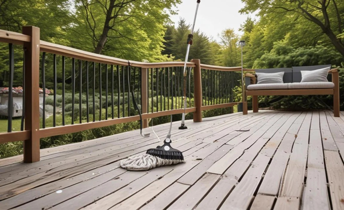 Safety Tips While Using an Outdoor Mop