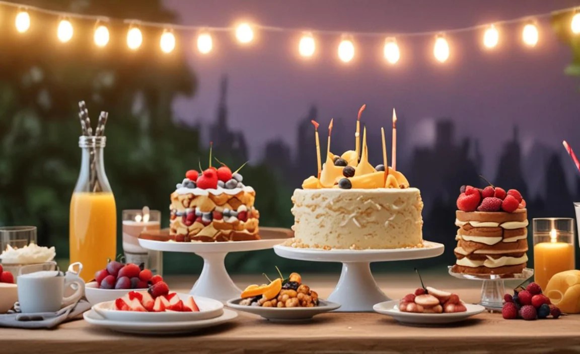 Setting Up a Dessert Table