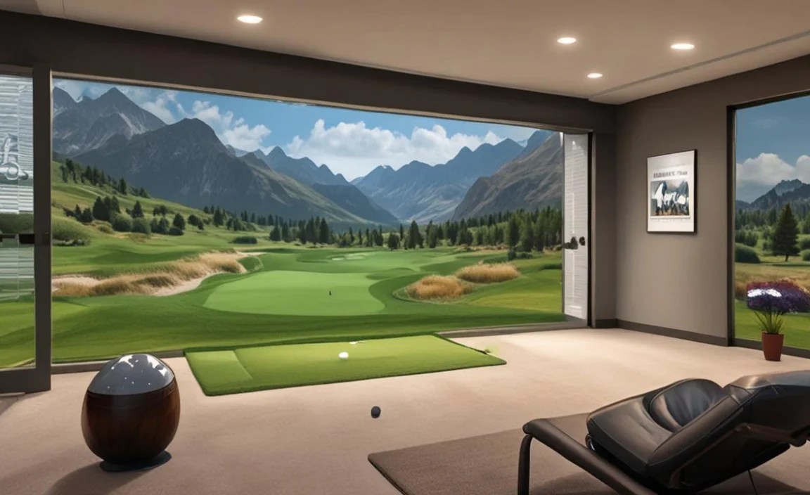Ultimate Space Needed Indoor Golf Simulator Guide