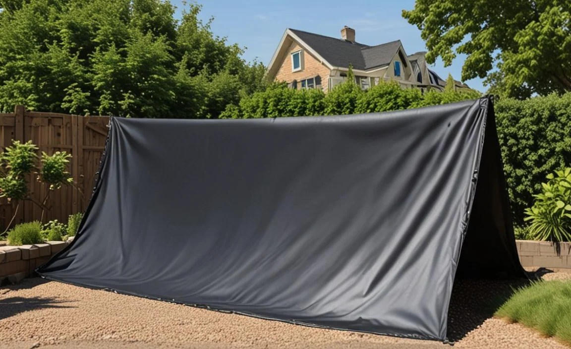 Using Black Tarp for Soil Solarization
