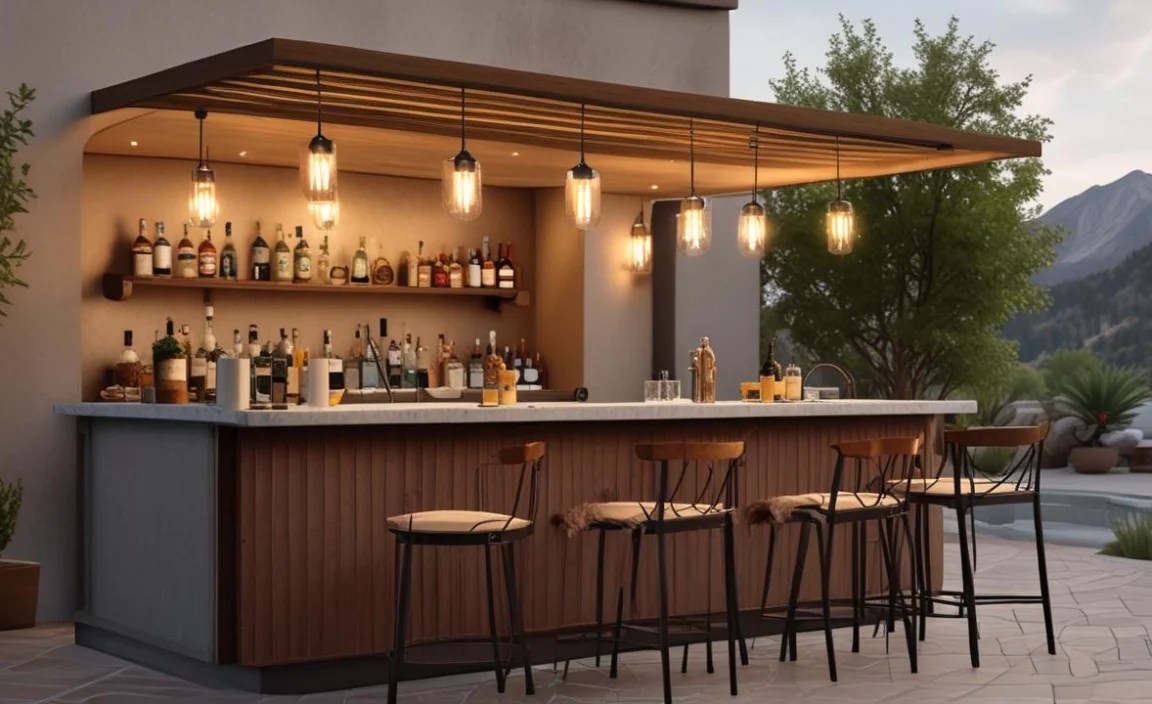 Vertical Bar Ideas for Tiny Spaces