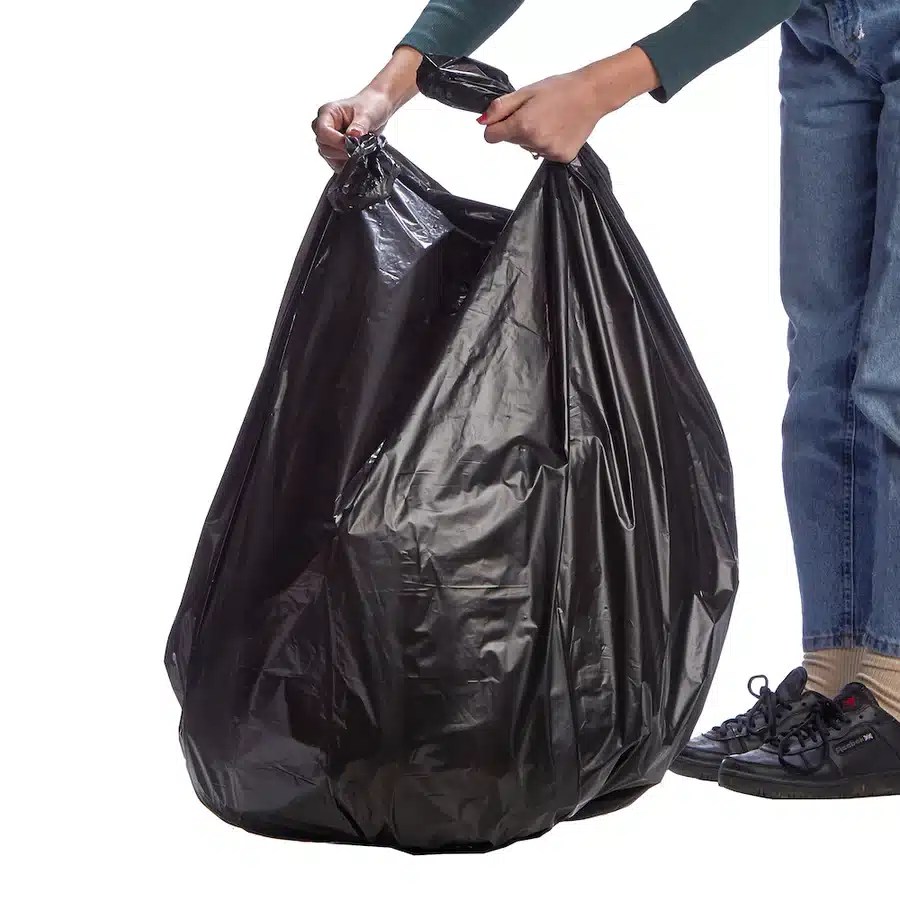 45 Gallon Heavy Duty Can Liner, 40x48" Black (100/case)