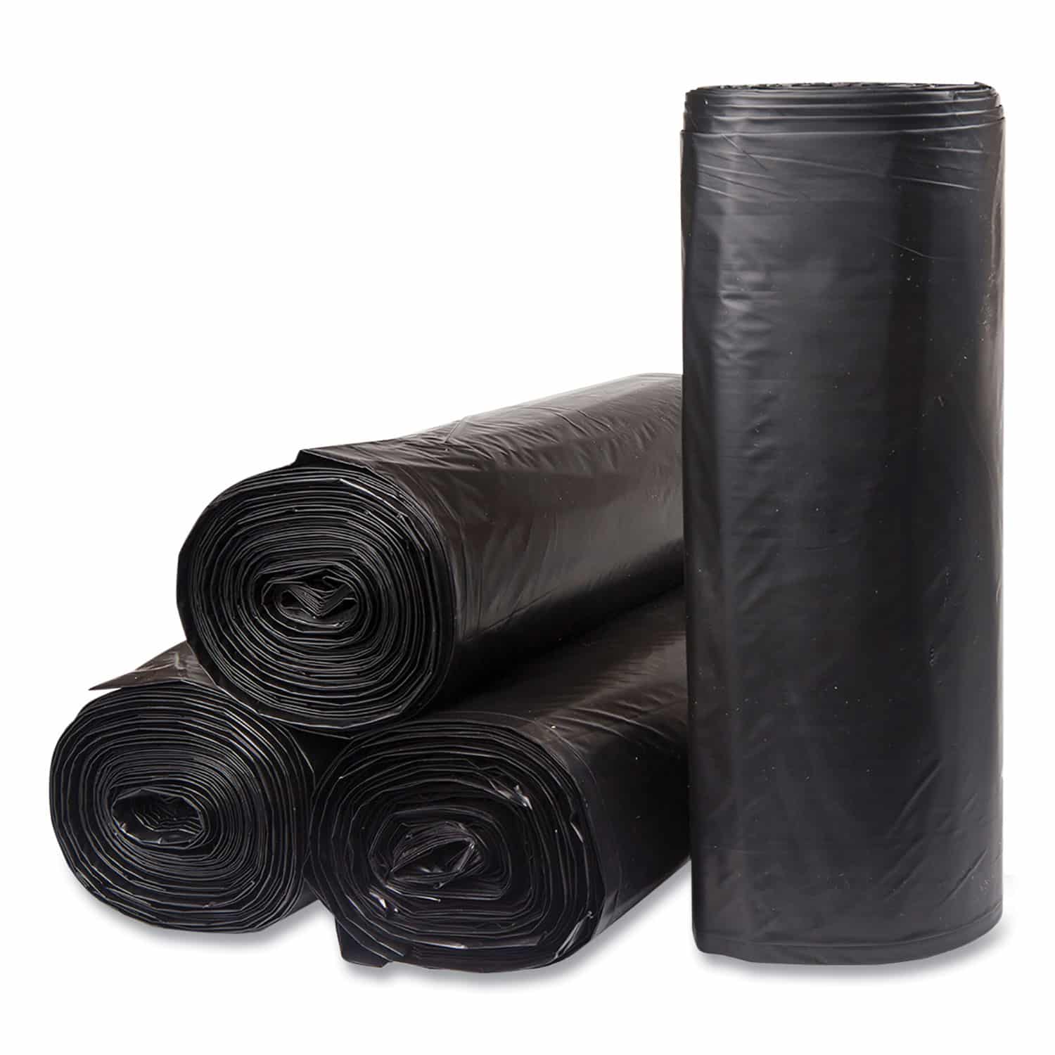 1216 Gallon Heavy Duty Can Liner, 24x33", Black (1000/case)