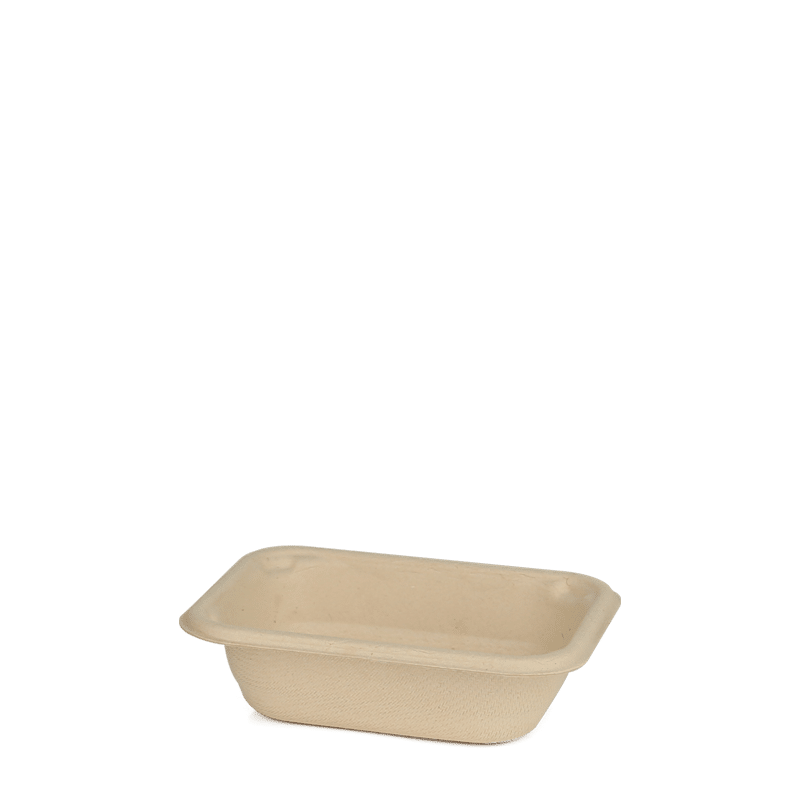 5 oz Rectangular Fiber Bowl (1000 / case) Ecopliant