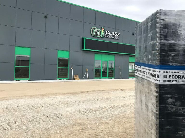 Listowel Go Glass Permeable Parking Lot Ecoraster North America