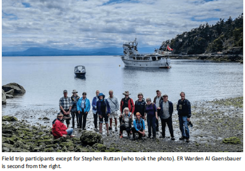 Lasqueti Island ER Field Trip Friends of Ecological Reserves
