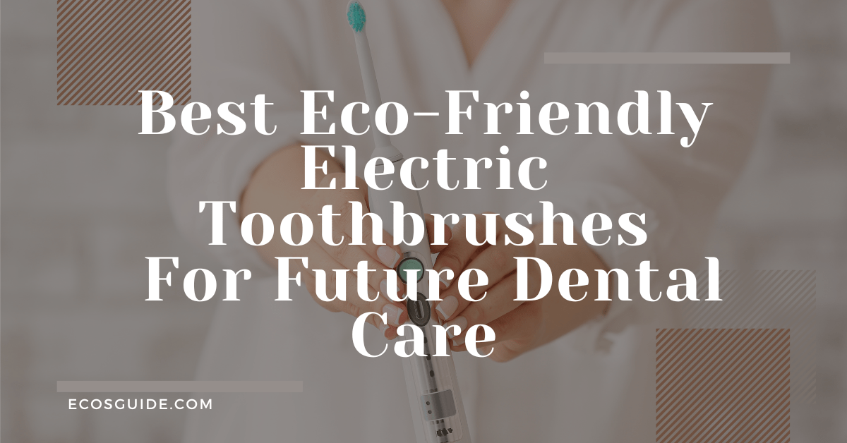 5 Best EcoFriendly Electric Toothbrush For Oral Care 2024