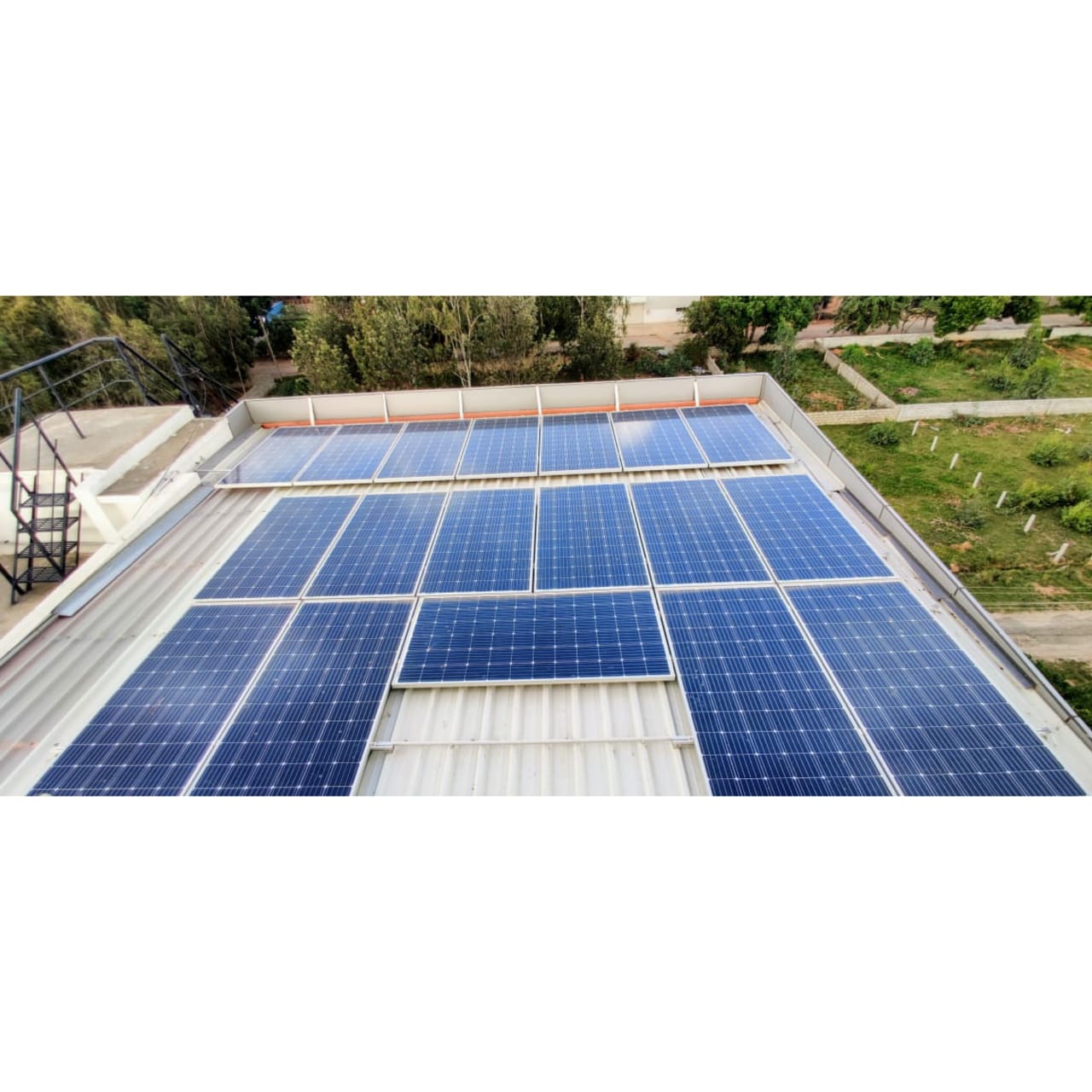 Commercial 10kWp Solar Rooftop Installation, Bangalore EcoSoch Solar