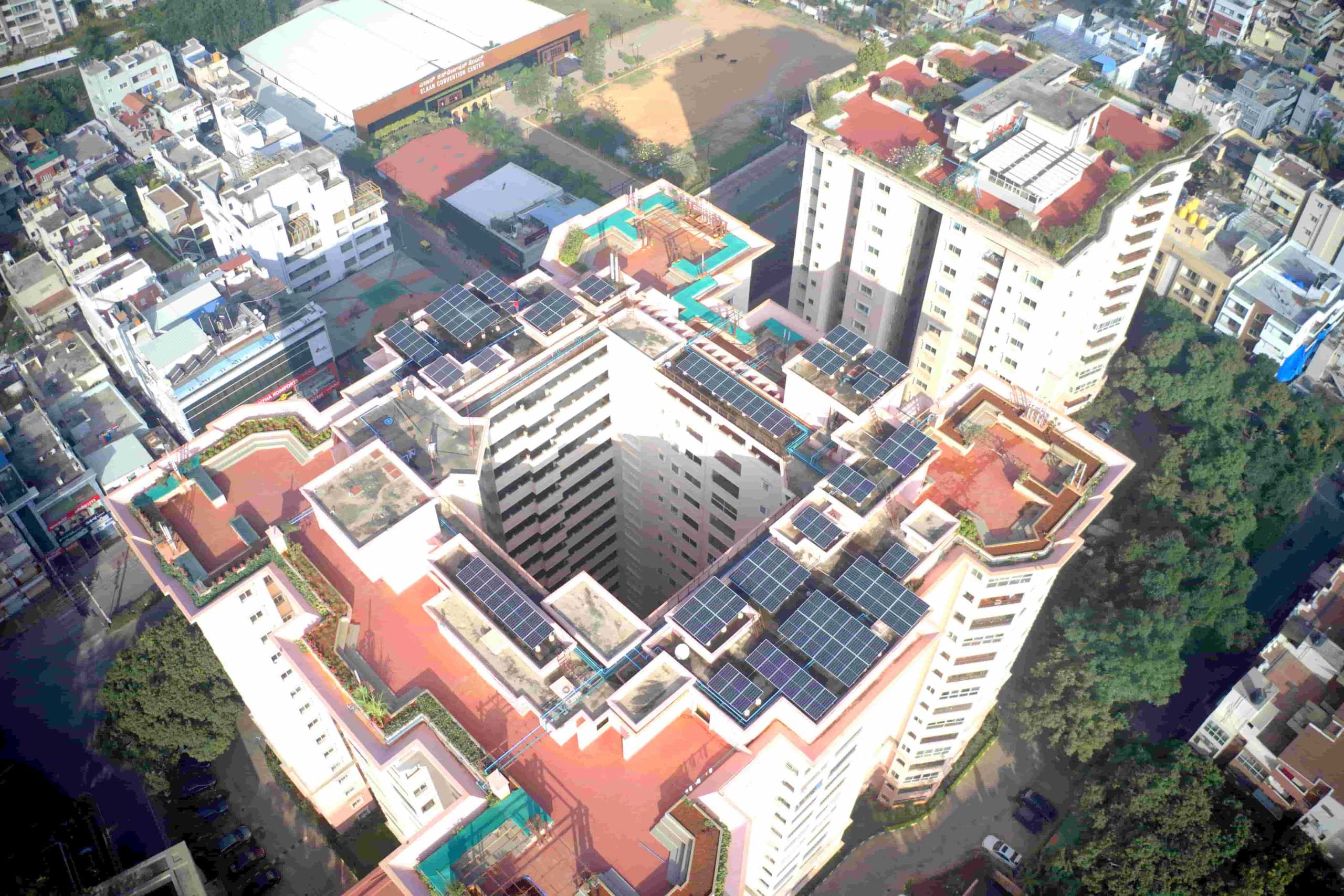 Solar on Brigade Millennium Apartments JP Nagar, Bangalore