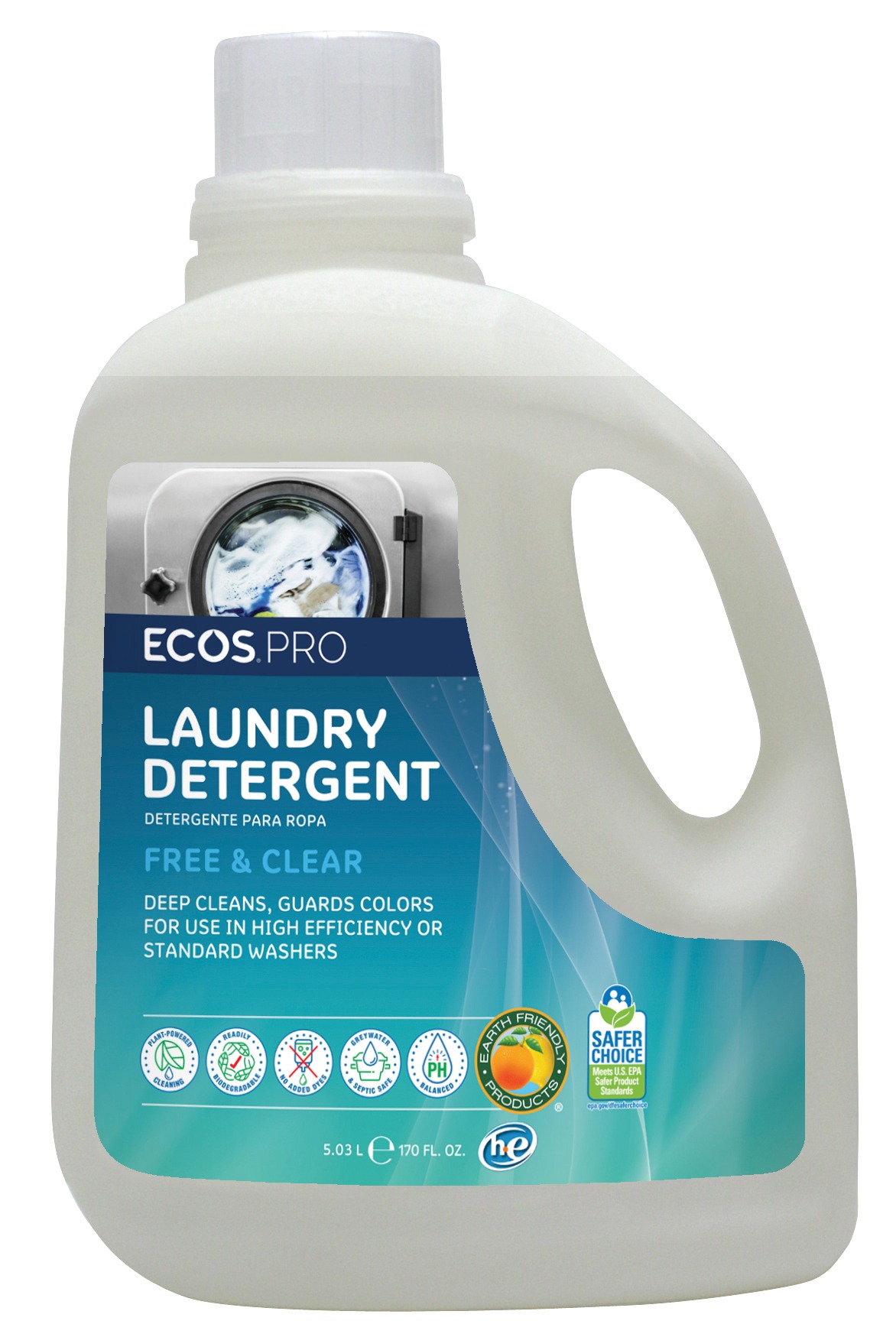 ECOS® Pro Liquid Laundry Detergent Free & Clear, 170oz Ecos Pro Line