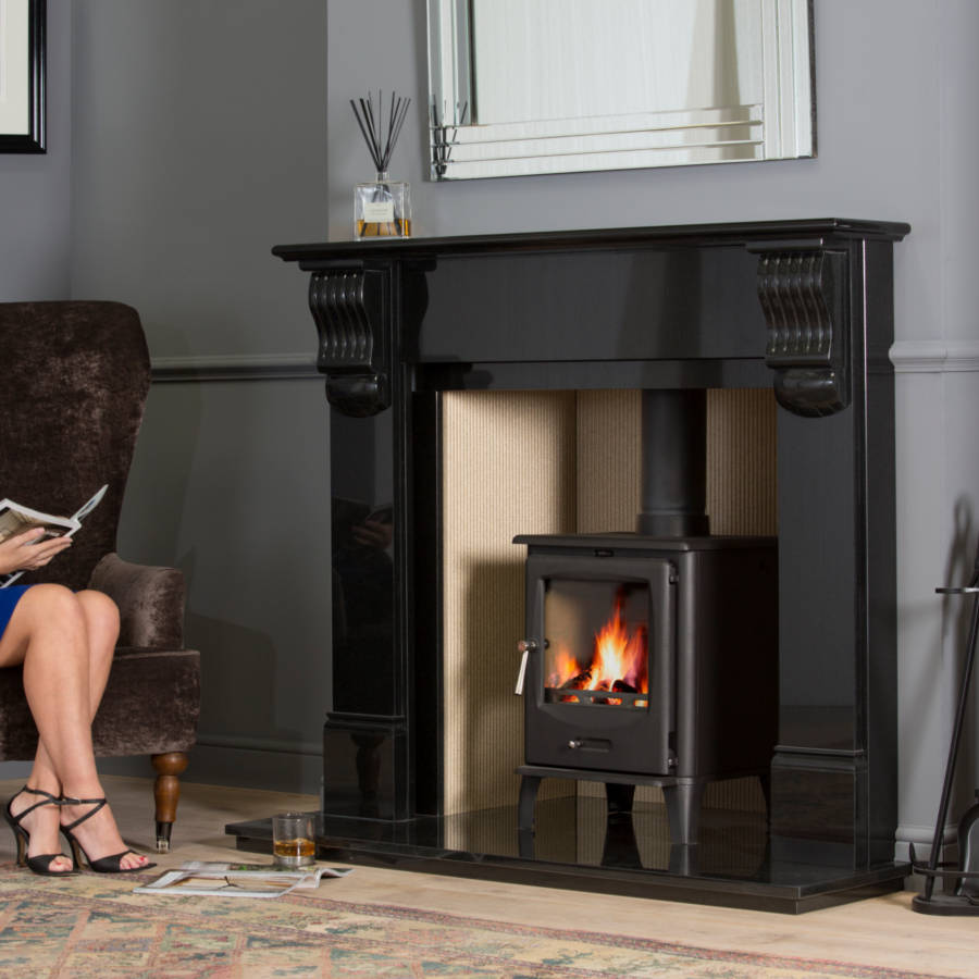 F2 Fires Accona Slider 5kW MultiFuel Stove Eco Stoves Online