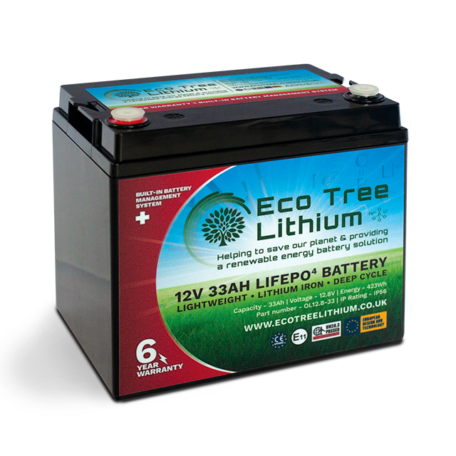 12V 33AH Eco Tree Lithium