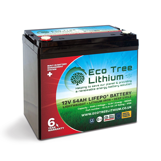 12V 54AH Eco Tree Lithium