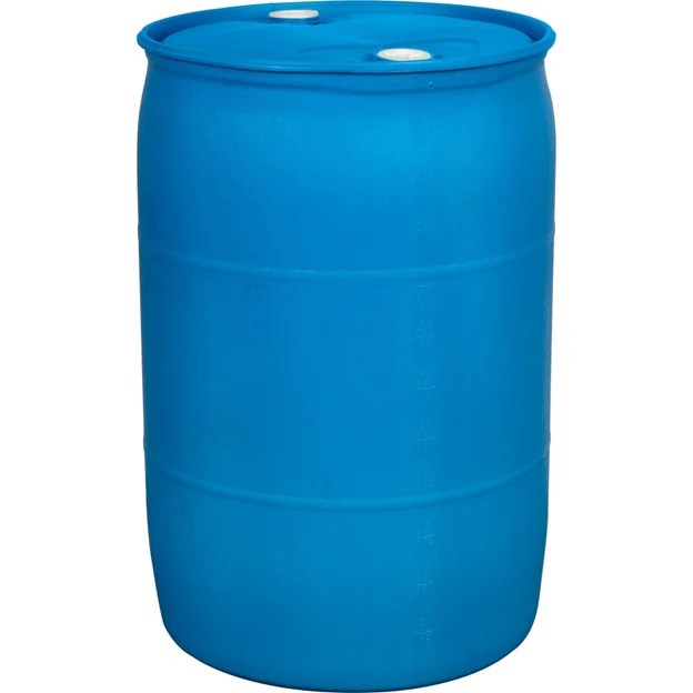Blue Plastic Barrel 55 Gallon Ecotrex