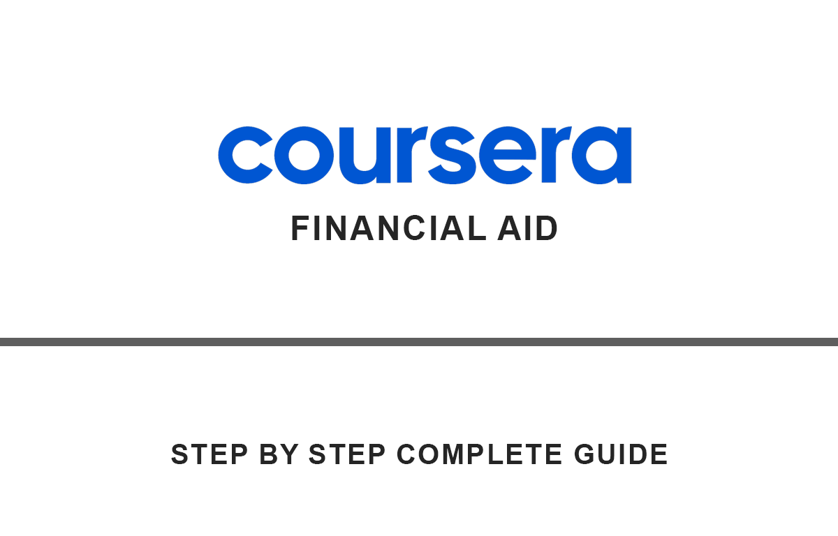 How to Apply for Coursera Financial Aid StepbyStep Complete Guide