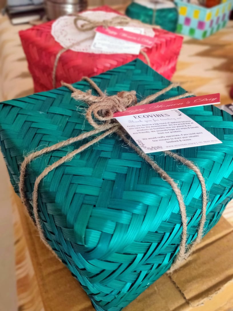 Palm leaf Gift Boxes ECOVIBES