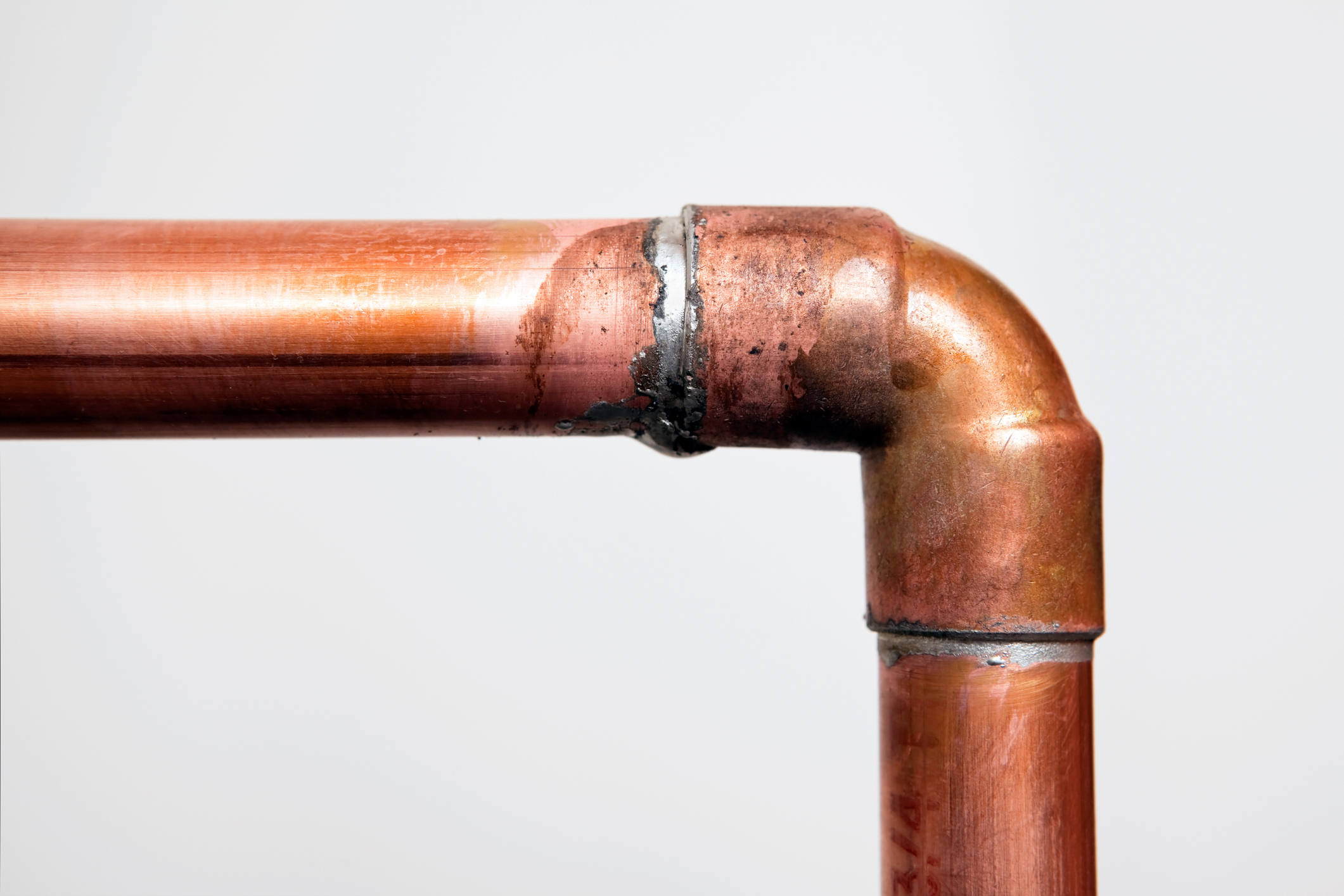 Copper Water Pipes and Elbow Joint Sweat Fitted ecoWURD
