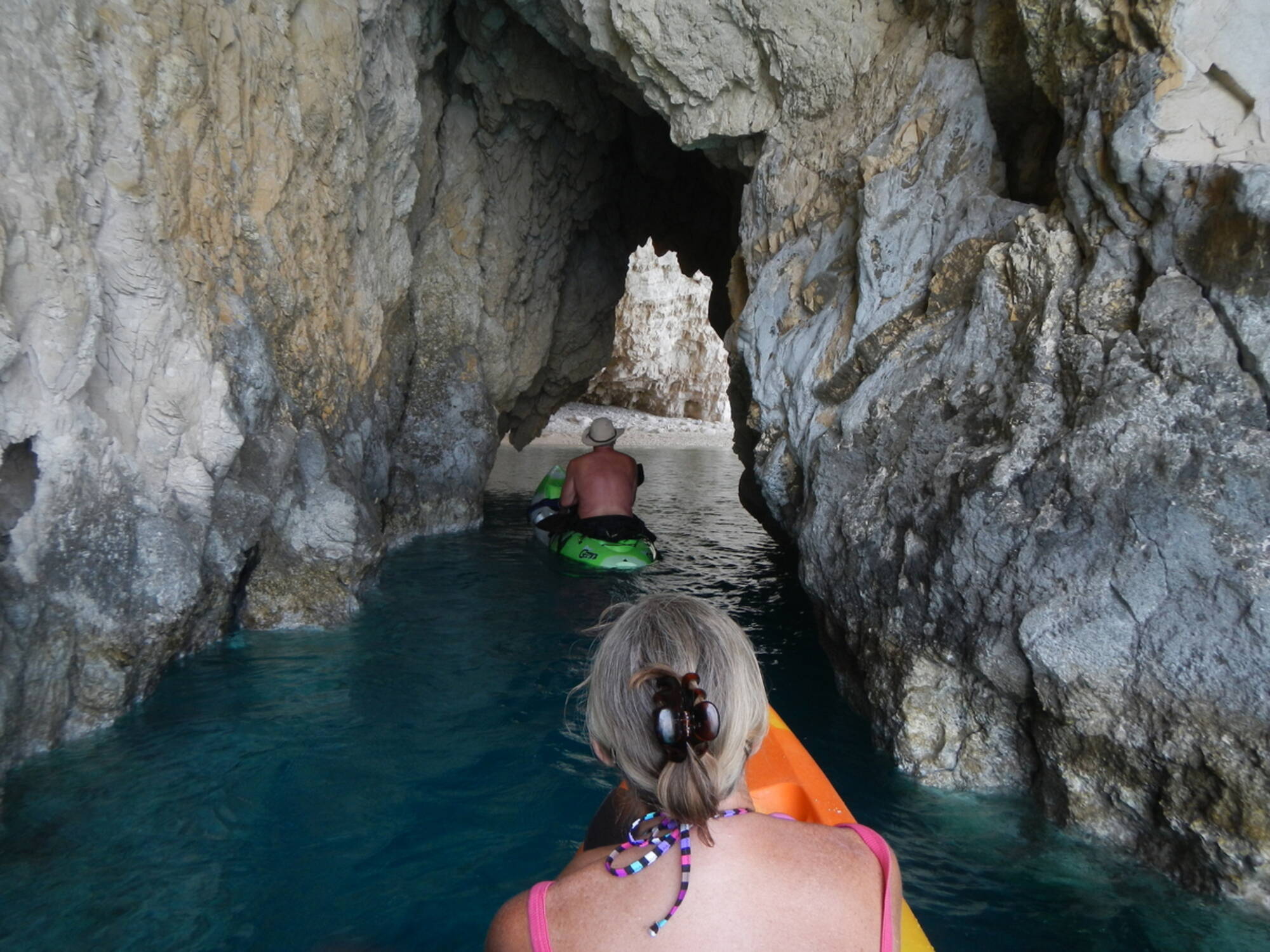 Sea Kayak trip to the Keri Caves of Zakynthos Zante
