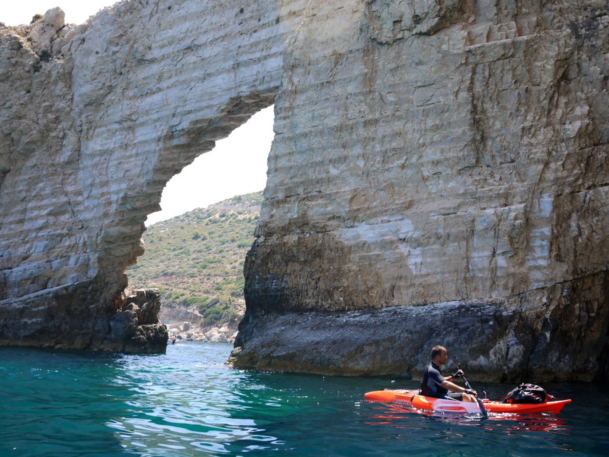 Sea Kayak trip to the Keri Caves of Zakynthos Zante