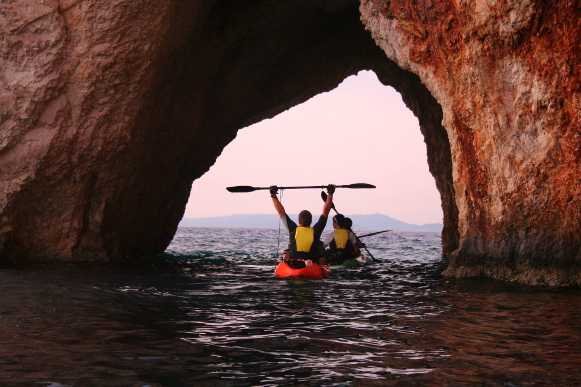 Kayak adventure tour in the Blue Caves of Zakynthos Zante