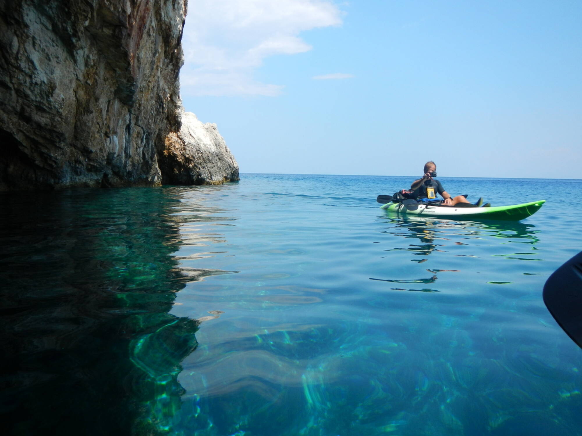 Kayak adventure tour in the Blue Caves of Zakynthos Zante