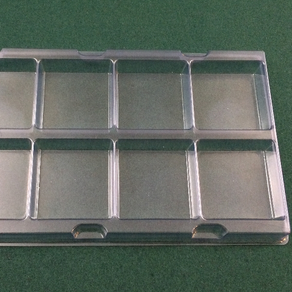 Clear Plastic Insert Tray Cavity Size 3 X 3 Engineered Components