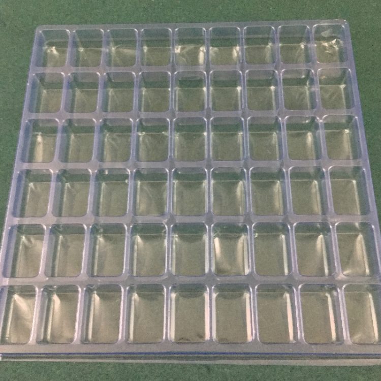Rectangular Cavity Clear Plastic Trays 1.5 X 1 X 1 Engineered