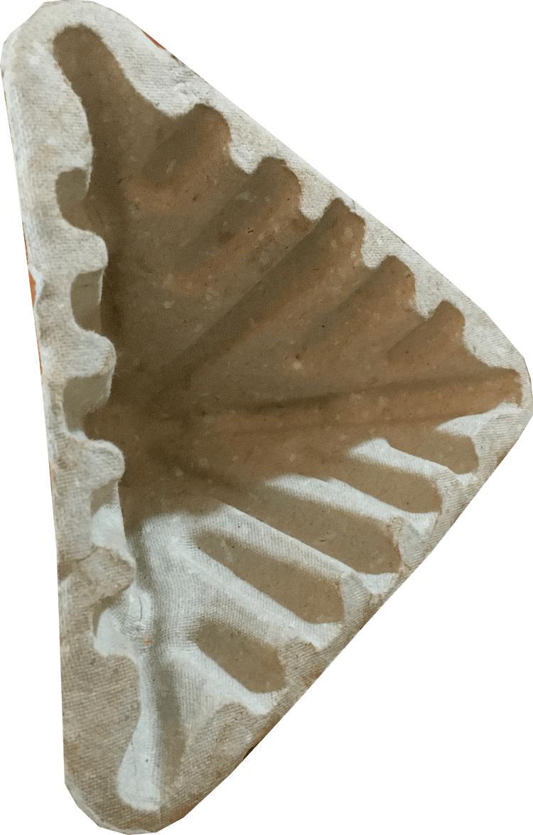 Stock Corner Guards Molded Pulp Packaging