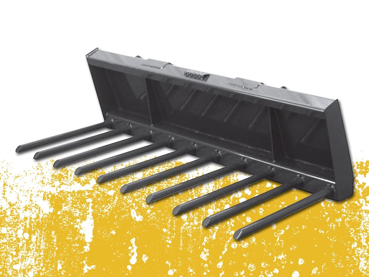 Compact Tractor & Skid Loader Manure Forks Lackender by ECS