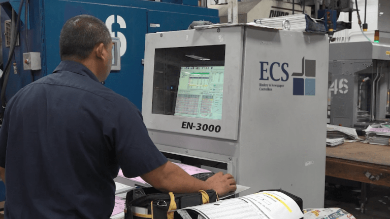 Newspaper Inserter Control Systems - ECS Bindery