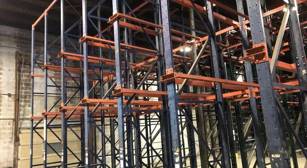 Used Frazier Structural DriveIn Rack 3 Deep