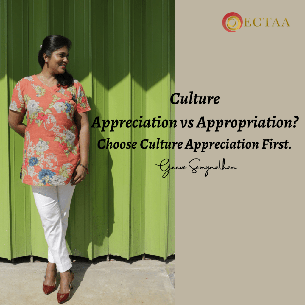 s wearing clothes from a different culture fall under culture appropriation or appreciation? Ectaa