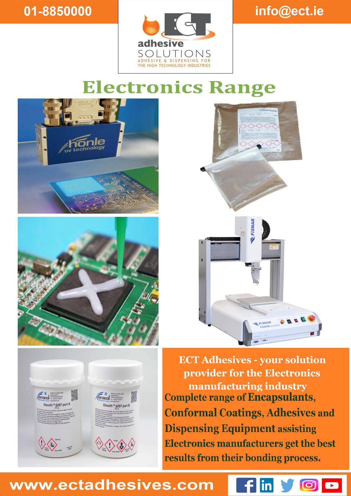 Solutions for the Electronics Assembly Industry ECT Adhesives