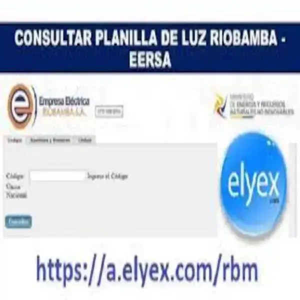 Consultar planilla de luz Riobamba EERSA 2024 ecu11