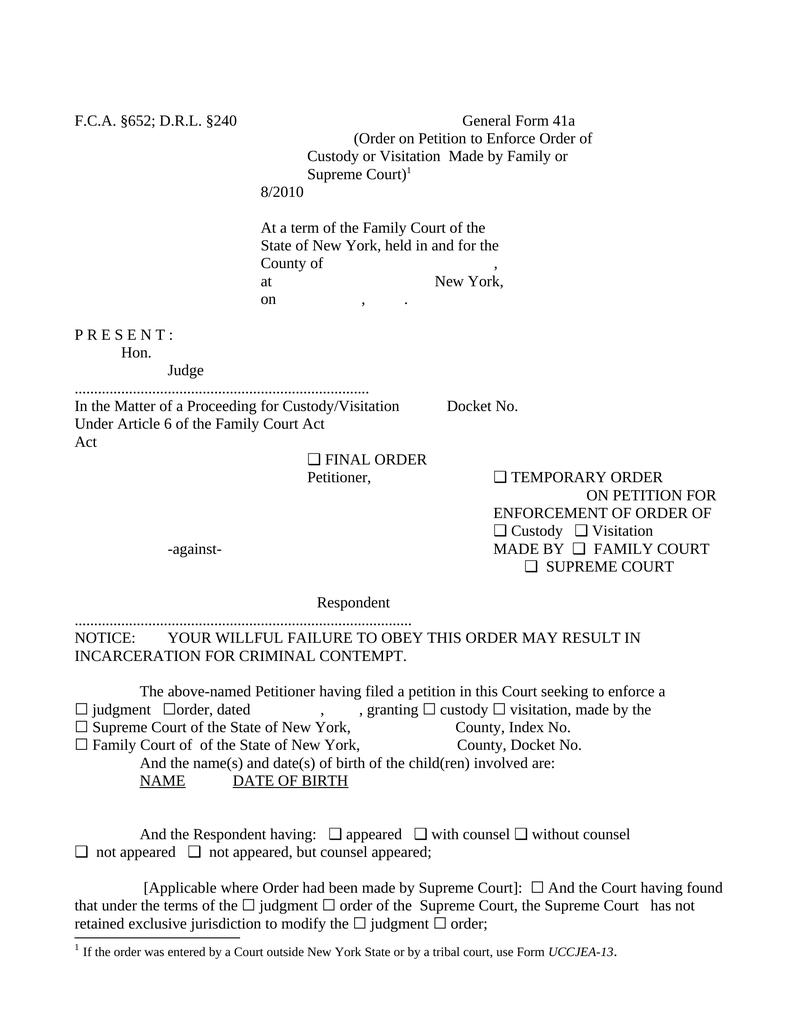 What To Do If A Family Court Order Is Disobeyed? Ecusocmin