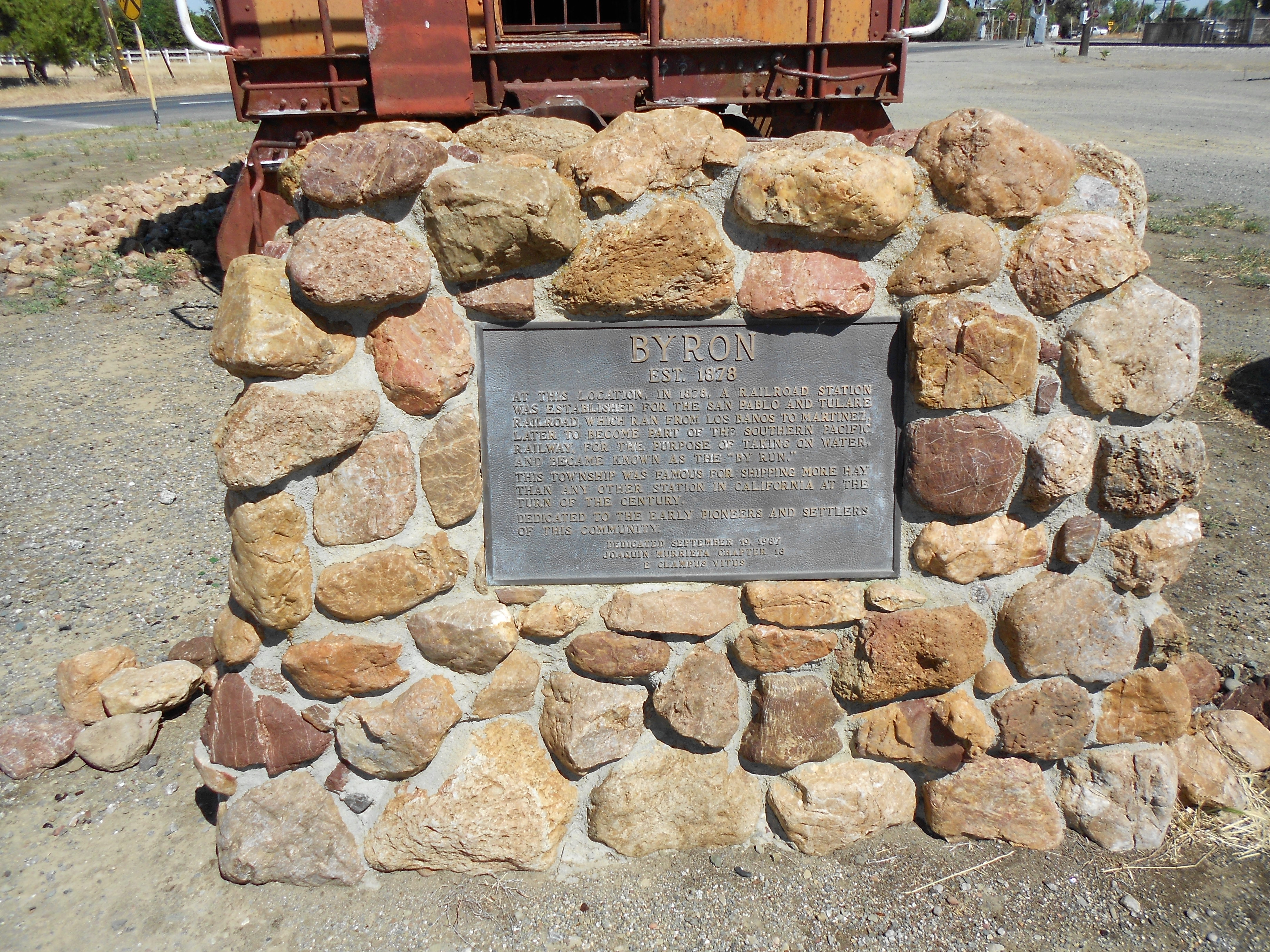 ECV 13 Historic Markers in Brentwood and Byron, California