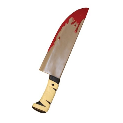 Psycho Scream Costume Knife Bloody knife with Screaming Sounds and