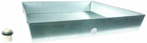 Camco 20922 Water Heater Drain Pan, 24inch X 24inch X 4inch