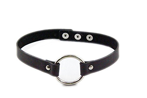Hip Mall Vintage Choker Punk Emo O-ring Leather Collar ... (500 x 333 Pixel)