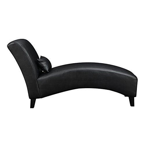 Living Room Chaise Lounges Renu Leather Recliners Sofa Beds Black Home