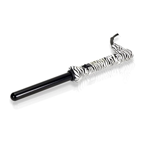 Discount Amika Amicize Clipless Curling Iron (Zebra), Zebra Print, 19mm