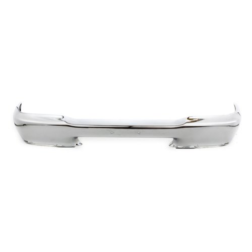 CarPartsDepot Chrome Front Bumper Face Bar w/o Impact Strip Non Splash