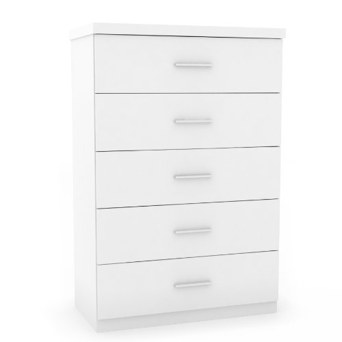 Cheap Sonax T011LWB Willow 5Drawer Tall Dresser in Frost White Dressers