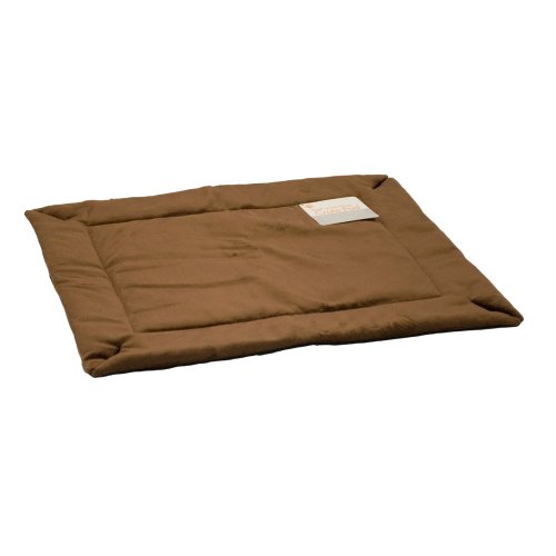 K H Self Warming Pet Crate Pad 32 Inch by 48 Inch Mocha Eleonora Oniae