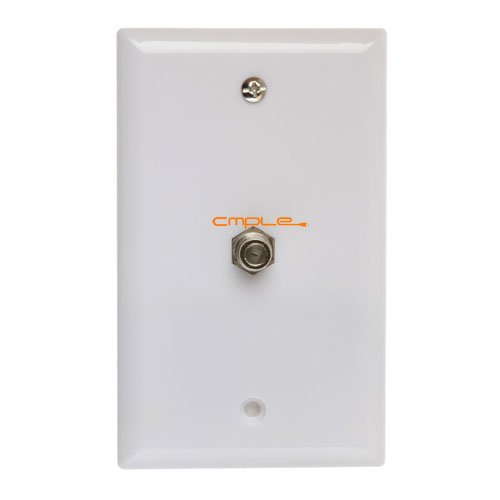 Wall Plates & Connectors Cmple Coaxial FConnector Wall Plates for