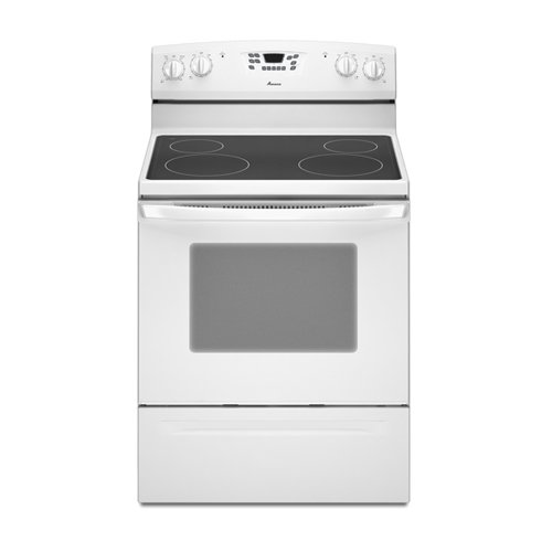 Amana 48 Cu Ft Selfcleaning Electric Range Aer5830vaw White